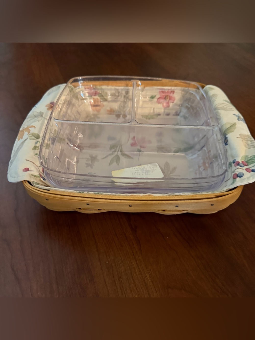Longaberger Picnic Pal , 8 x8 Serving Solutions